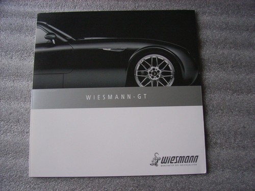 Wiesmann prospekt - wiesmann, gt
