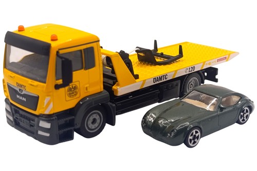 Siku 2722 man - siku, abschleppwagen