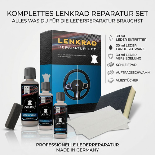 Lenkrad leder reparatur set - leder,