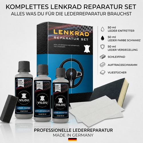 Lenkrad leder reparatur set - leder,
