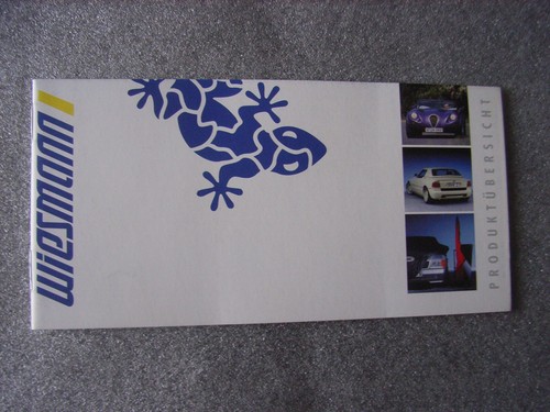 Wiesmann produktübersicht - wiesmann,