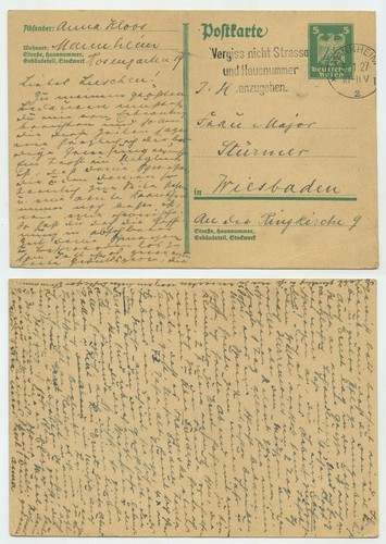 96167 ganzsache 165 - ganzsache, p